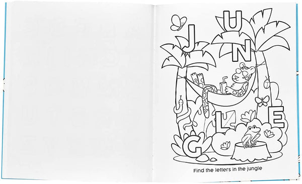 Ooly - abc: amazing animals toddler coloring book