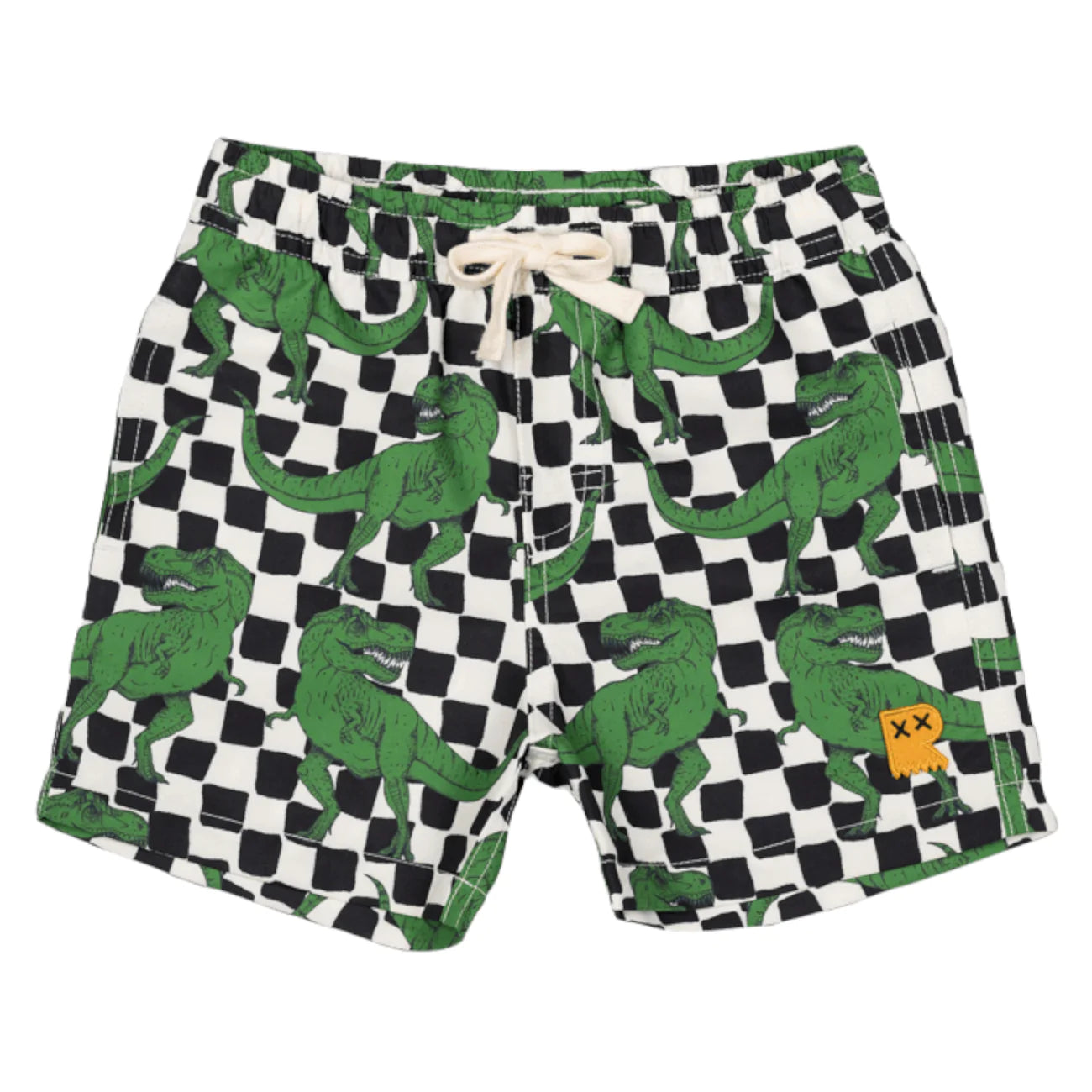 Checkered swim trunks shop