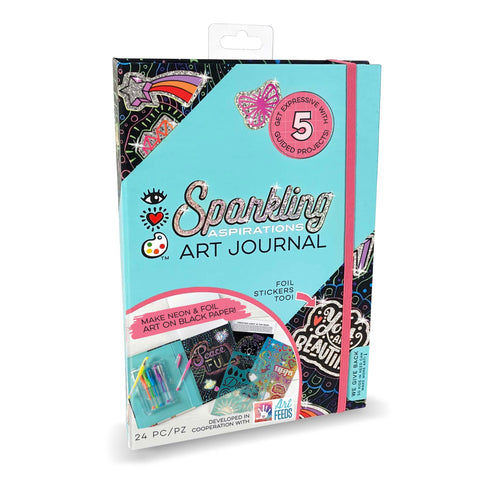 Bright Stripes - iHeartArt Sparkling Aspirations Art Journal