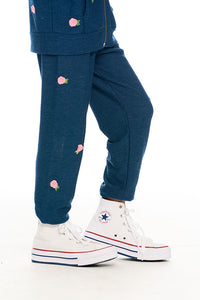 Chaser Kids - Rose Bud Cozy Knit Sweatpants