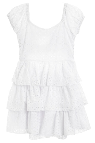 Flowers by Zoe - Eyelet Cut Out Dress