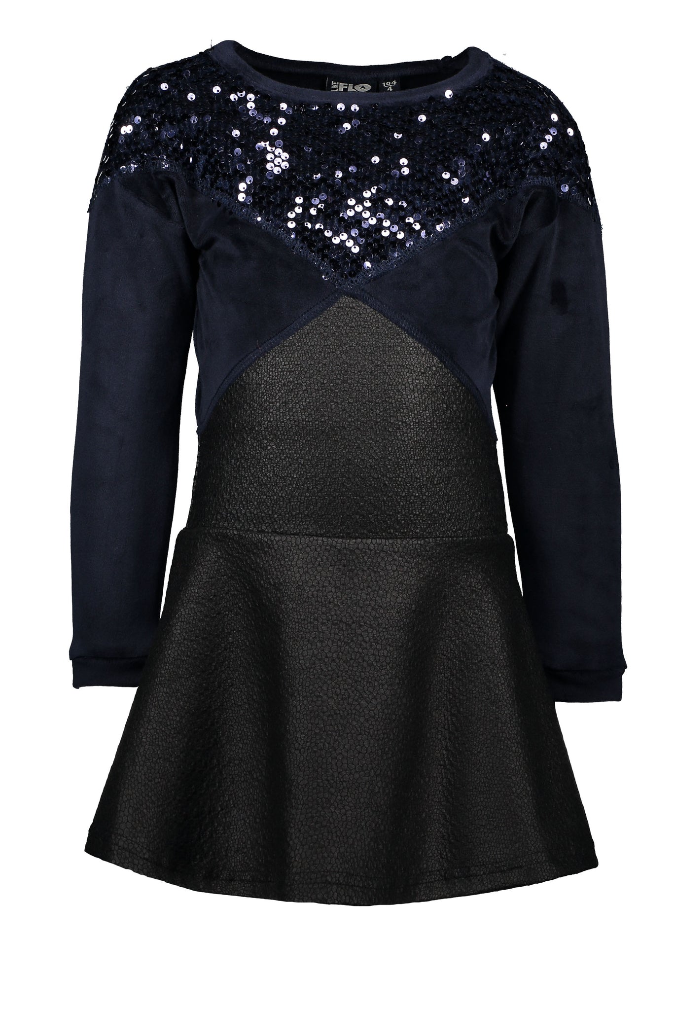 FLO Girls Dress with Sequin