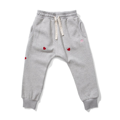 MUNSTER KIDS Girls Sweatpants with Hearts