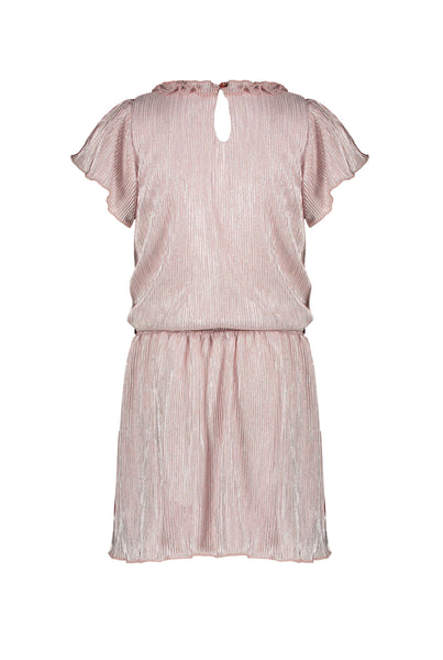 Nono - Rosy Sand Plissé Dress