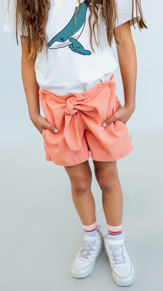 Carlijnq - Pink Denim Paperbag Shorts
