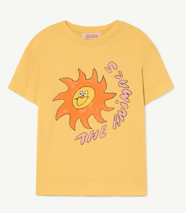 The Animals Observatory - ROOSTER KIDS T-SHIRT - YELLOW SUN