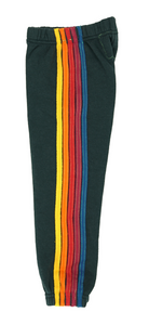 Aviator Nation - KIDS 5 STRIPE SWEATPANTS - CHARCOAL