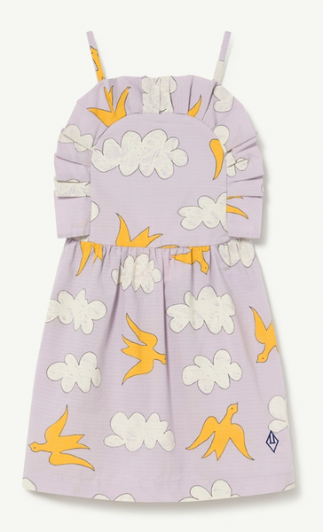 Animal Observatory - Clouds Lavender Dragonfly Dress