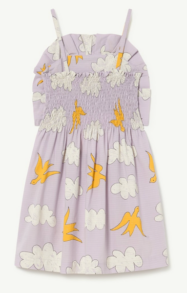 Animal Observatory - Clouds Lavender Dragonfly Dress