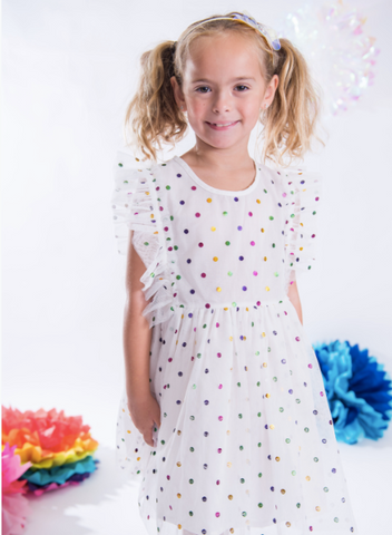 SPARKLE BY STOOPHER Dots Tulle Dress