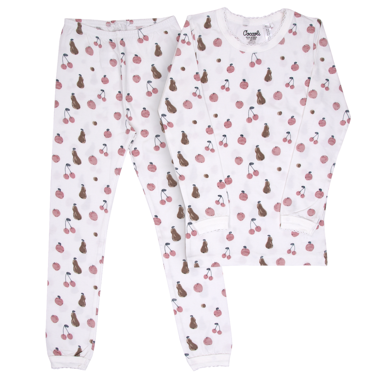 Coccoli - Tencel Jersey Pajama in Fruit Print