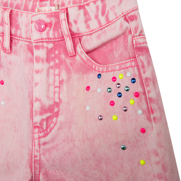 Billieblush - Studded 5 Pocket Jeans -  Rose Candy