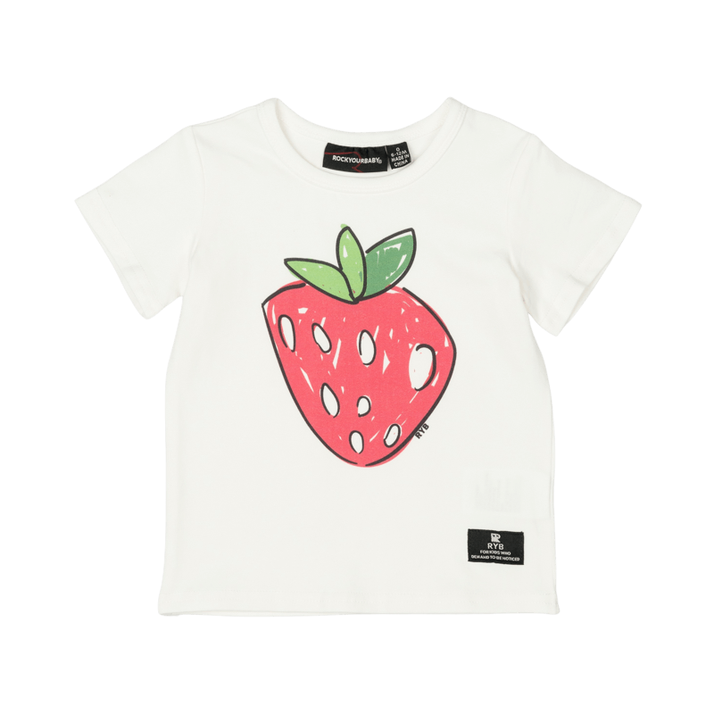 Rock Your Baby - Infant Strawberry T-Shirt