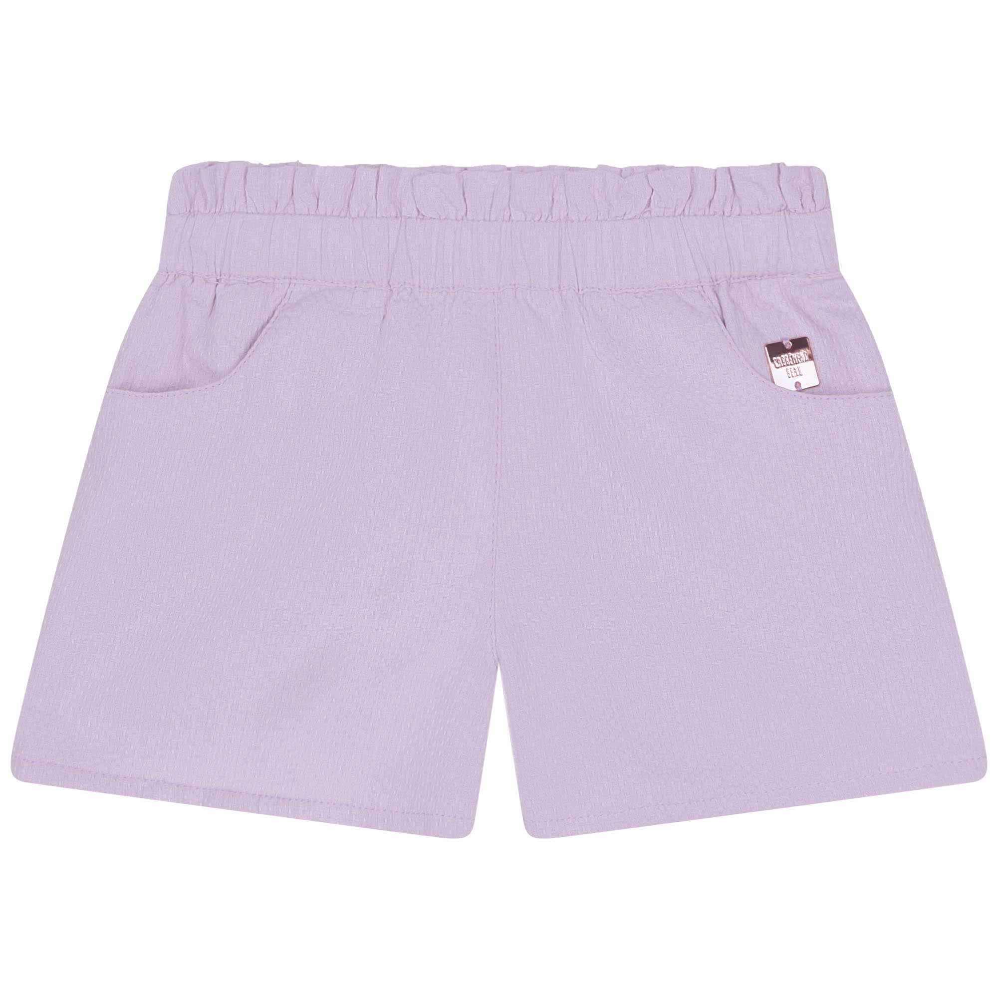 Carrement Beau - Lilac Cotton Shorts
