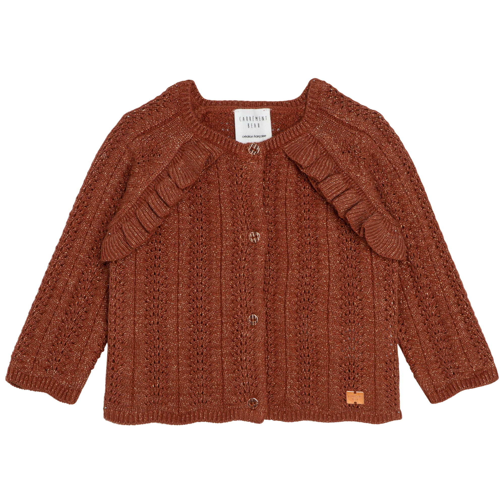 Carrement Beau - Cotton and Wool Knit Cardigan