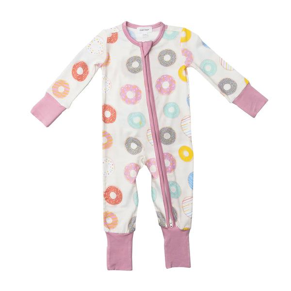 Angel Dear - Donuts 2 Way Ruffle Zipper Romper