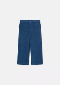 Compania Fantastica - Blue Corduroy Wide Leg Pants