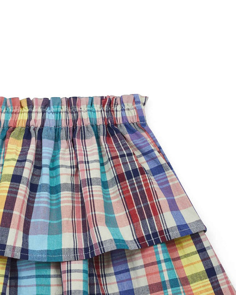 Bonton - Bali Ruffled Madras Skirt