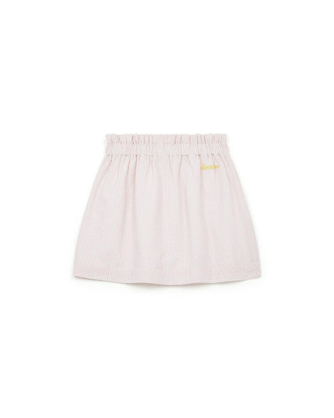 Bonton - DOUCHKA Pink Seersucker Skirt