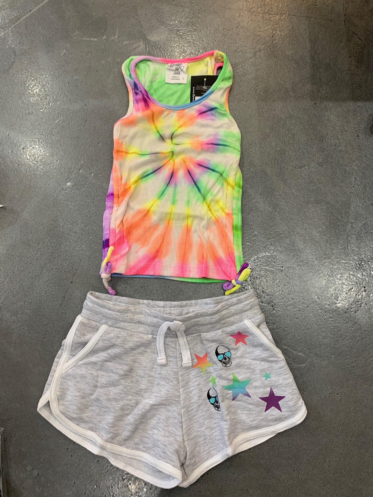 Flowers by Zoe Ribbed Tie Dye Tank