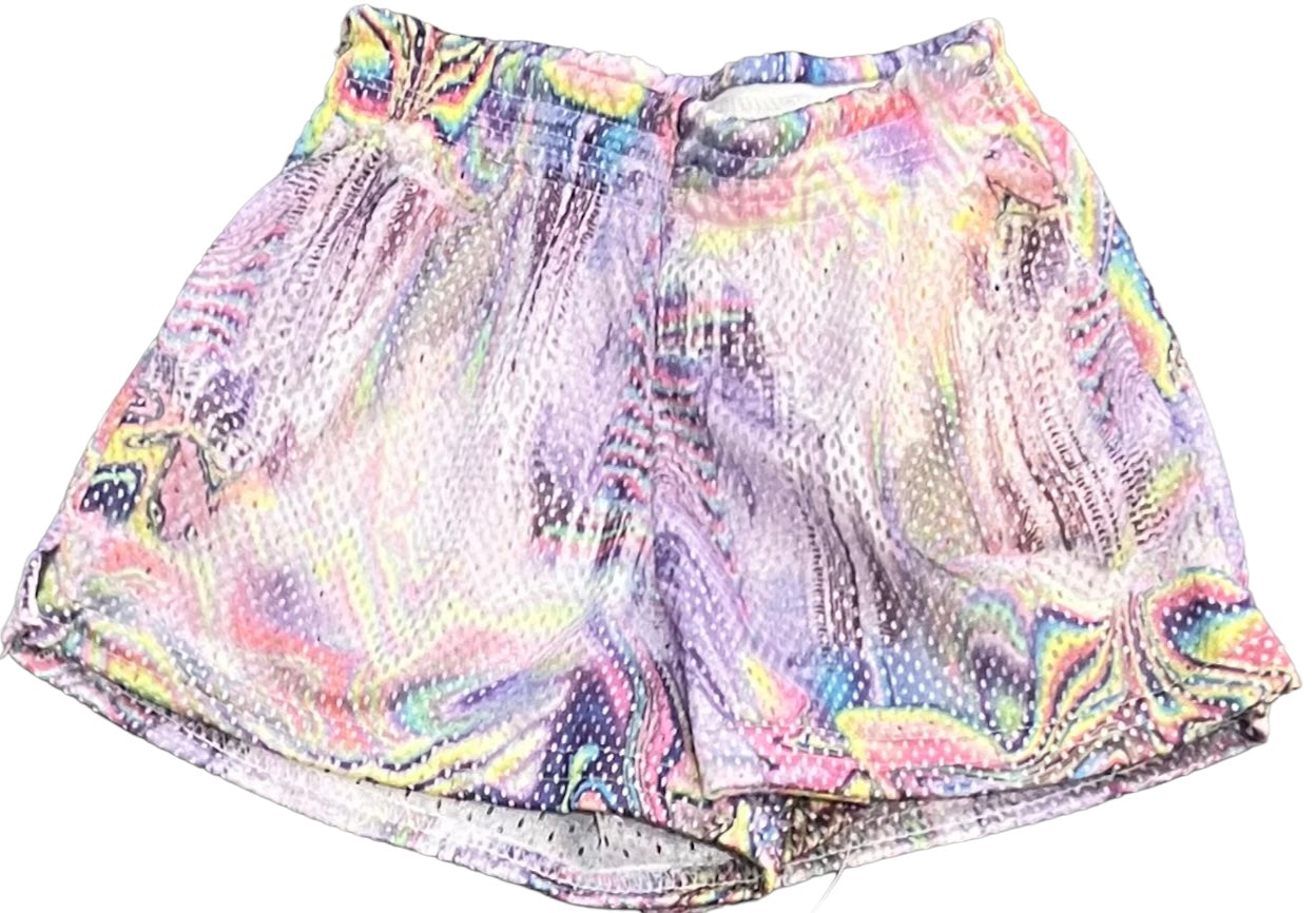 Dori Creations - Lavender Swirl Mesh Shorts