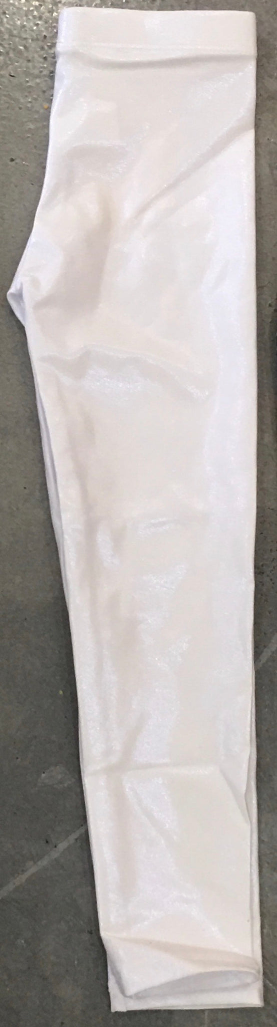 Dori Creations Leggings, White Shimmer