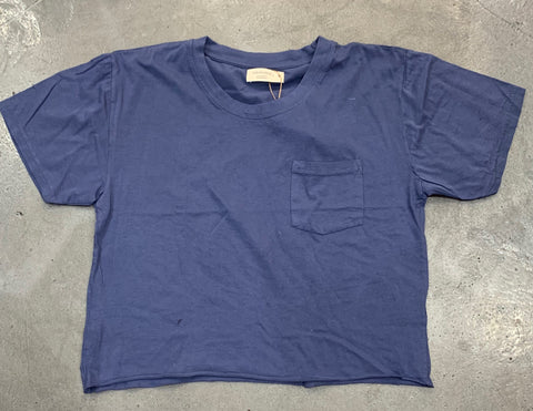 Vintage Havana Junior, Washed Navy Boxy Tee