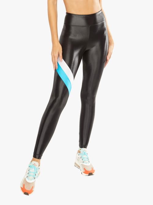 Koral - Stage High Rise Infinity Legging - Black/Top Blue – Stoopher & Boots
