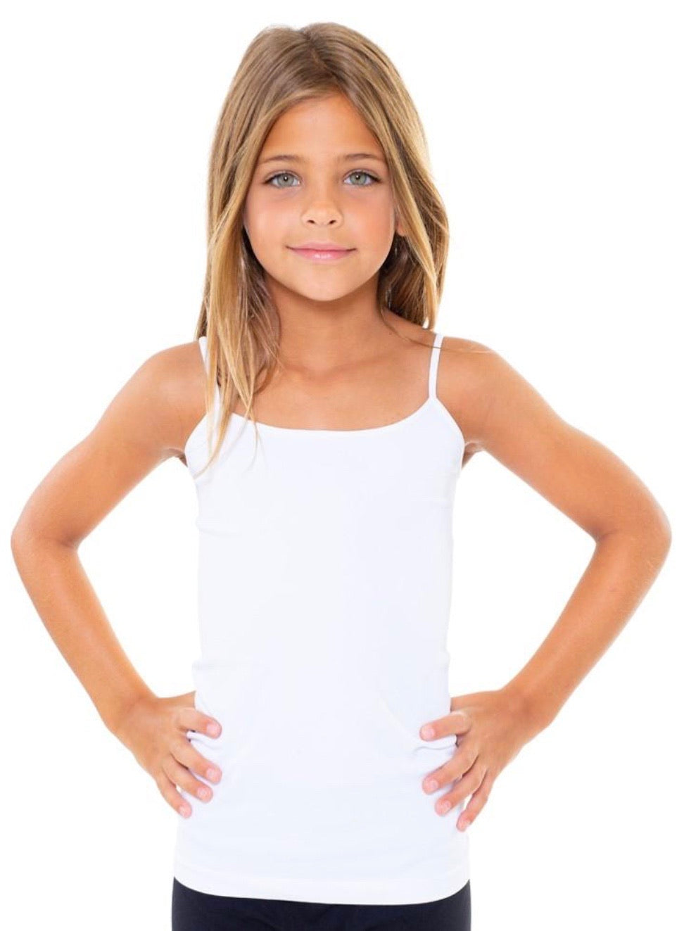 Malibu Sugar - Solid Full Cami for Tweens White – Stoopher & Boots