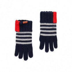 BOBOLI Boys Striped Knit Gloves