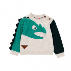 BOBOLI Boys Dinosaur Sweater