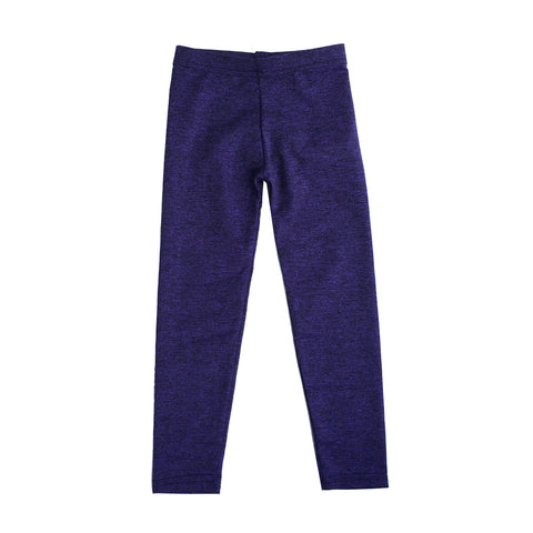 Dori Creations - Heathered Purple/Black Leggings