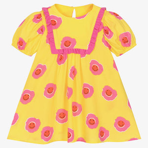 Stella McCartney Kids - Yellow and Pink Flower Dress